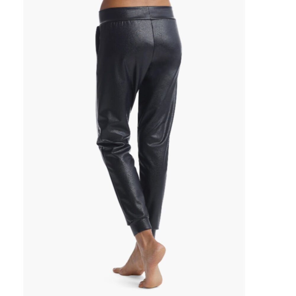 Commando Faux Leather Jogger Black XL - Picture 2 of 10